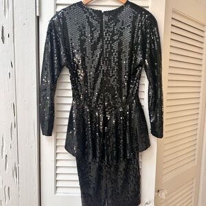 Vintage Ole Cassini flat sequin dress
